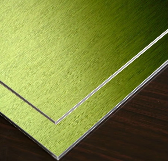 Copper Brushed ACP Sheets - Waterproof PVDF Coated Panels