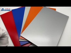 1220 X 2440MM Rose Madder Acm Composite Material Waterproof  6mm Acp Sheet