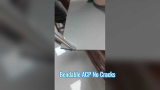 Durable & Unbreakable: High-Flexibility ACP Sheet Bending Demonstration