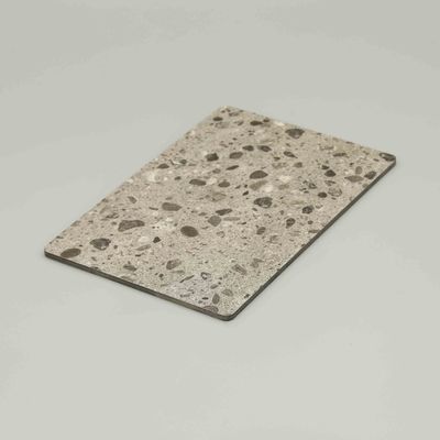Durable Scratch-resistant Terrazzo Acp Sheet Marble Design Pvdf Aluminum Composite Panel 4MM 4x8ft For For Dry Hanging Of External Walls