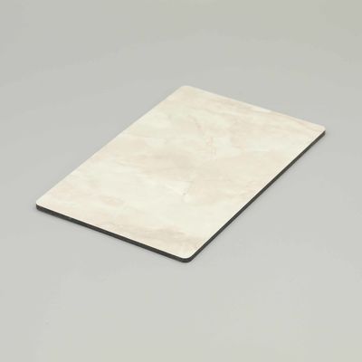 Cement Beige Marble Stone Aluminum Composite Panel 2.0mm 3.0mm 5800mm Wall Cladding Panels