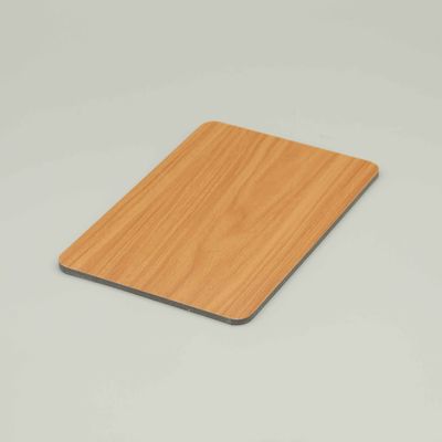 4*8FT Scratch-resistant  Swiss pear wood Aluminum Composite Panel 4MM 1.22*2.44m outdoor wall panel