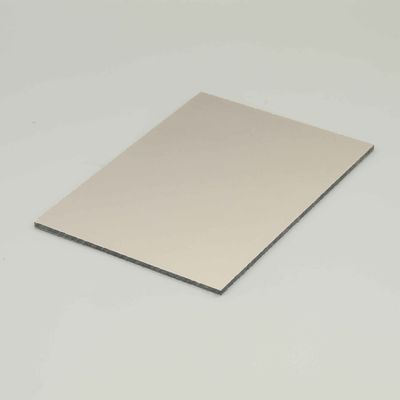 Brown Solid Color  PVDF Coating Aluminum Composite Panel ACP Exterior Wall Cladding PE Glossy Exterior Composite Cladding