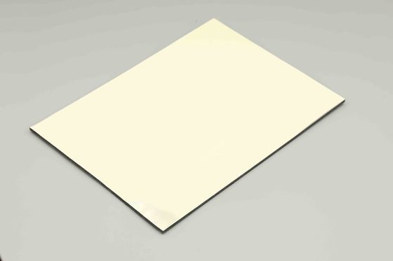 Ivory Display Platforms Composite Panels Cladding Industrial Acp Sheet For Exterior