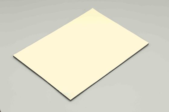 Milky PE Aluminum Composite Panel 2mm - 6mm Thick Decoration Acp Wall Cladding