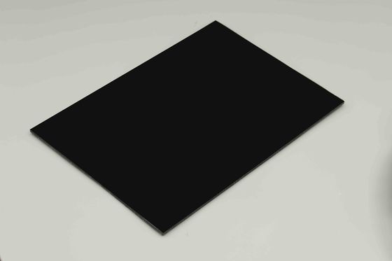 Matte Black PE Aluminum Composite Panel 0.06mm - 0.50mm Interior Aluminium Composite Panel