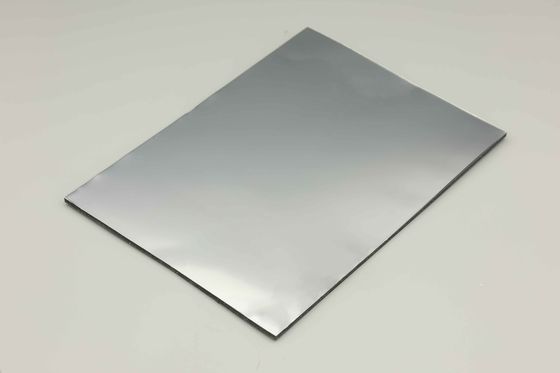 Glasses Aluminium Composite Gold And Silver Mirror Finish Panels1.22 X 2.44m Nano Coating Cladding Exterior Wall
