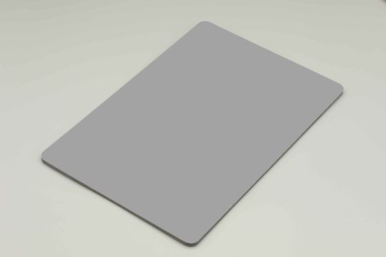 UP top quality Gray Aluminum Composite Panel Solid  Color Standard Size decoration PE Coating