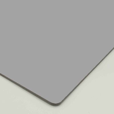 Sliver Grey PE Aluminum Composite Panel Lightweight And Durable Material For Modern Architecture Aluminum Double Skin 0.20mm