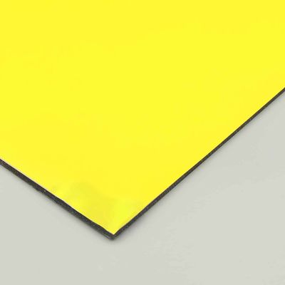 Fireproof Yellow ACP Sheet 122x244cm - Waterproof Aluminum Panel