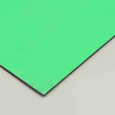 SGS Apple Green PE Aluminum Composite Panel Acp Sheet Interior 4 X 8ft