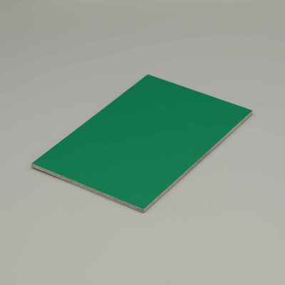 Green 1.50X2.44M Extra Width Size Aluminum Composite Panel For Construction Building Decoration 4MM