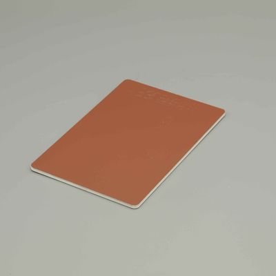 ACP Fireproof Brushed Aluminum Composite Panel 3-7mm Brown For Exterior Wall
