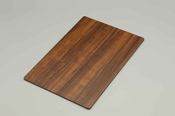PVDF Coating Uncratched  Wood-Look Aluminum Panels For Exterior Or Interior Design 0.4cm Alu Metal Composite Panels