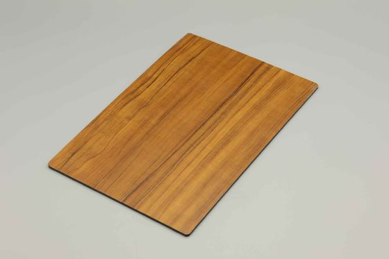 Top Fire Resistance Wood Grain ACM Aluminum Composite Panel With Exceptional Durability — Resistant To Corrosion, Weather  In Both Exterior And Interior Environments