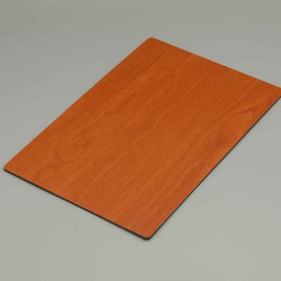 4mm Anti Scratch Pvdf Coated Wood Finish Aluminum Composite Price Panel With UV Radiation Protection Acm 1220X2440MM