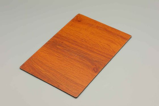 96 Inch Scratch-resistant  Wood Grain Acm Panels Pvdf Waterproof Fireproof Aluminium Composite Panel