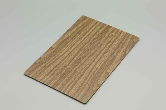 Wind Resistant Wooden Aluminum Composite Panel Anti Scratch Pe Aluminum Panel Systems For Hotels