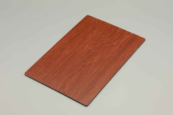 Scratch-resistant Noble Cherry Wood grain Aluminum Composite Panel wooden acp sheet 4MM 1.22*2.44m