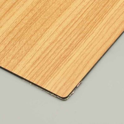China manufacturers high quality Aluminum plastic  panel plate for good price with chooseable  wood color