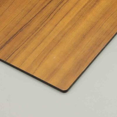 Wooden ACP sheet price / Price of wood grain composite panel