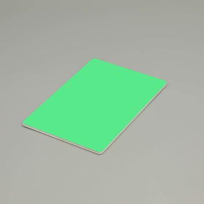 Light Green Acp Sheet Fireproof Aluminum Panel Fire Resistant Composite Panels