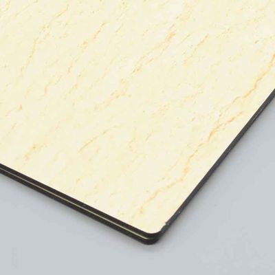 4mm 1.22x2.44m Scratch-Resistant Rough Stone Texture Aluminum Composite Panel for Exterior Cladding