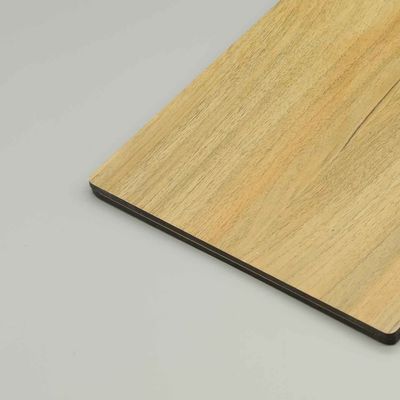 350mm To 5800mm Wood Grain Aluminium Composite Panel acp sheet antiscratch wall paneling decoration