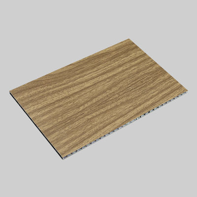 Fire-Rated A2 Walnut Wood Grain Aluminum Composite Panel for Interior Wall Cladding in 244cm Size