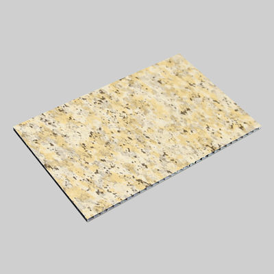 Yellow Aluminum Honeycomb Core Panel 244cm Granite Aluminum Honeycomb Panels 4x8