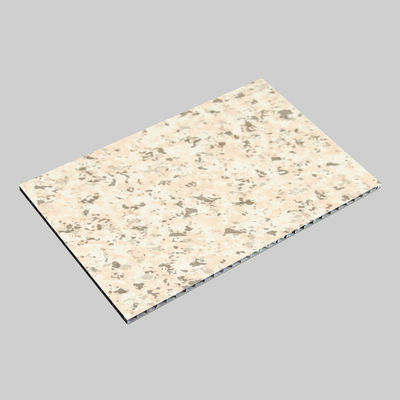 Pink Red Granite Aluminum Honeycomb Core Panel 96inch Brushed Aluminium Composite Sheet