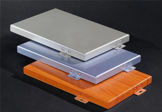 Customizable Aluminum Veneer Wall Panels For Interior / Exterior Decoration Strong Custom Insulation