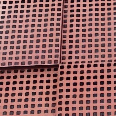 1.5mm To 5.0mm Fireproof Aluminum Veneer Perforated Aluminum Sheets For Wall Decoration