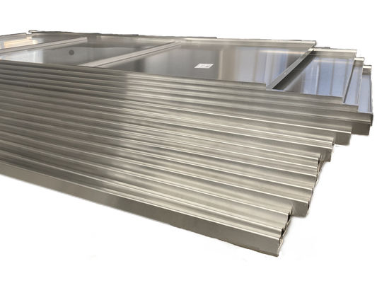 Construction Site Erosion Resistant Normal Panel Flat Panel Type Aluminium Veneer Fluorocarbon Coated Anti Static Exterior Wall  Installation