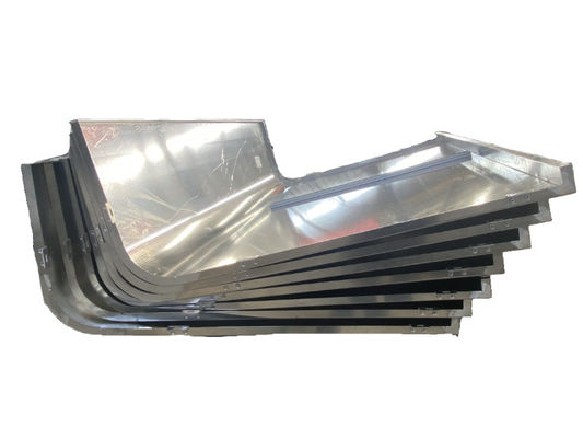 Construction Wrapping Cylinder Erosion Resistant Flexure Plate Curved Type Aluminium Veneer Fluorocarbon Coated Anti Static Exterior Wall  Installation