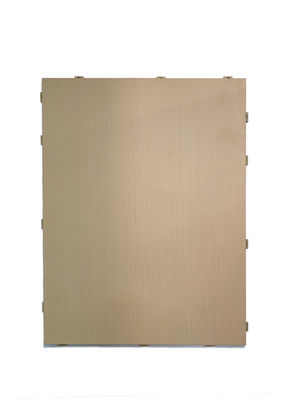 Wooden Aluminium Panel With Fluorocarbon Coated For Facade Wall Durability And Weather Resistance Flat Smooth