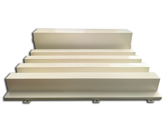 Aluminum Facade Wall Corrugated Panels  Durable And Corrosion-Resistant Fins Size: 25mm Width X25mm Depth By 25mm Spacing With 1.5mm /2mm Thick