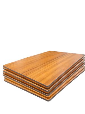 Aluminum Skin 0.20mm 4mm Acp Beautiful Appearance Wooden Grain Touching Aluminum Composite Panel For Sign-making Wall