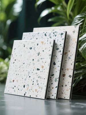 Durable PVDF Aluminum Composite Panel With Fluorocarbon Stone Coating Standard Size For Dry Hanging Of External Walls