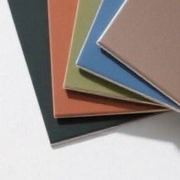 PVDF Aluminum Composite Panel Standard Aluminum Alloy Surface With Fluorocarbon Coating Good Corrosion Resistance
