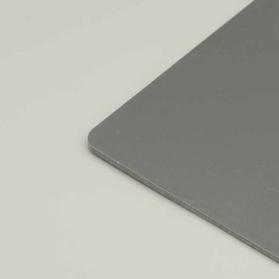 Gray PVDF Aluminum Composite Panel For Outdoor Billboard Bright Exterior Wall Decoration Commercial Space