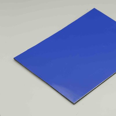 PVDF Coated Brushed Aluminum Composite Panel 1.22x2.44m Colorful Scratch Resistant Exterior Wall Cladding