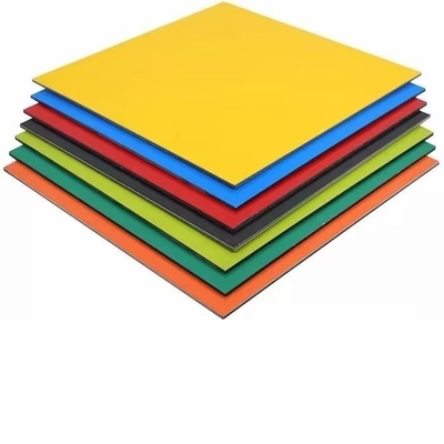 PVDF/PE Coated ACP Panels 2.44m Length Eco-safe Odor-free Long-Lasting For Interiors & Exteriors