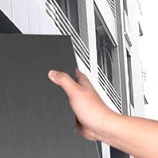 Red  Scratch-resistant Interior Wall Paneling Aluminium Composite Panel